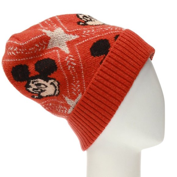 Last One! Gucci Gucci x Disney Mickey Mouse Knit Hat Orange NEW - Picture 3 of 8